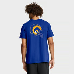 Los Angeles Rams Rewind Front and Back Hit Essential T-Shirt Royal - Nike