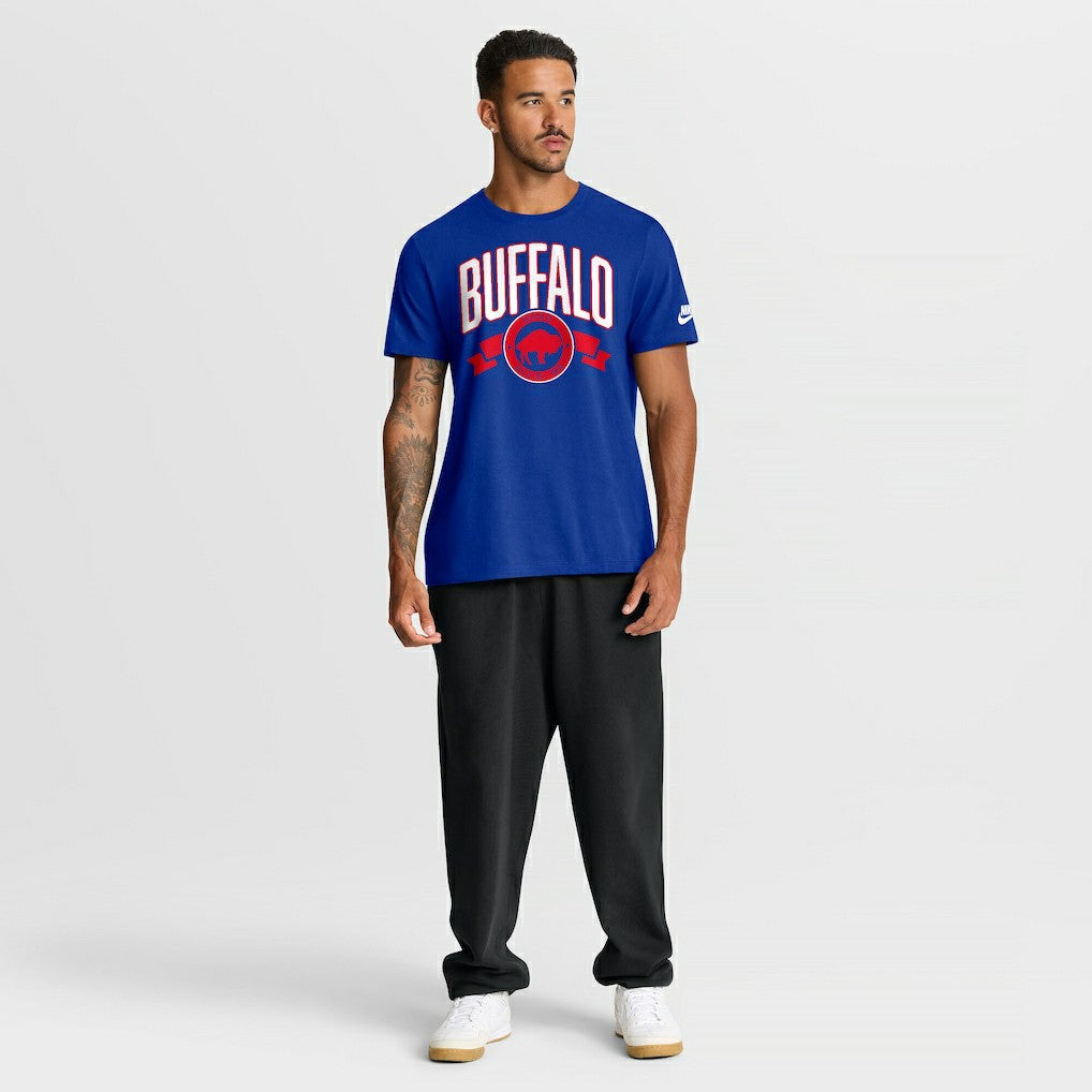 Buffalo Bills Rewind Front and Back Hit Essential T-Shirt Royal - Nike