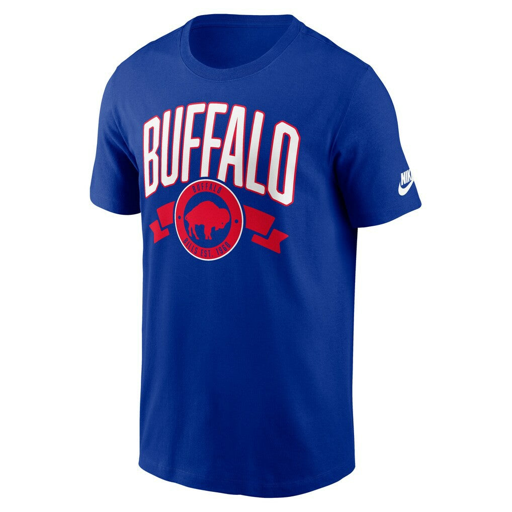 Buffalo Bills Rewind Front and Back Hit Essential T-Shirt Royal - Nike