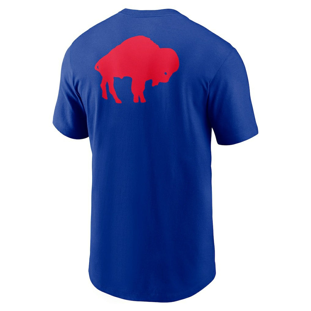 Buffalo Bills Rewind Front and Back Hit Essential T-Shirt Royal - Nike