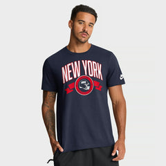 New York Giants Rewind Front and Back Hit Essential T-Shirt Navy - Nike
