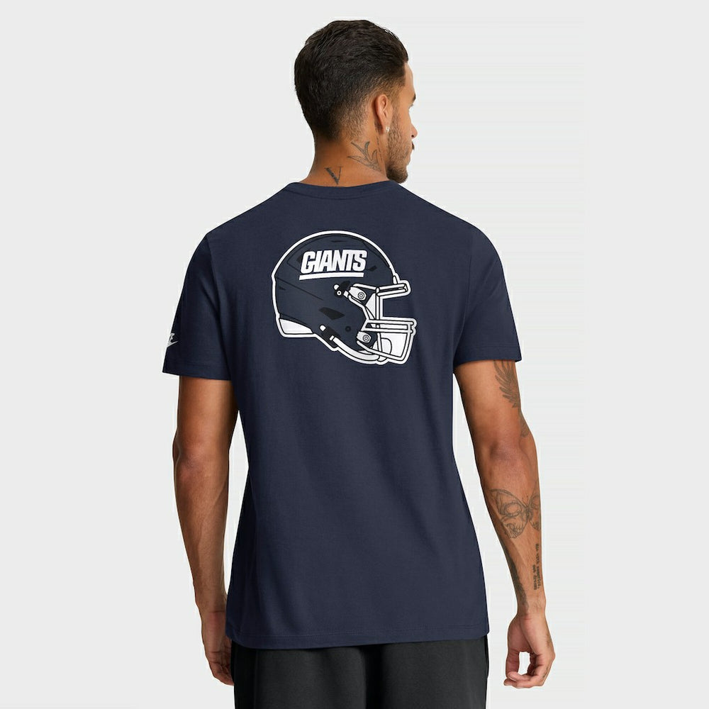 New York Giants Rewind Front and Back Hit Essential T-Shirt Navy - Nike