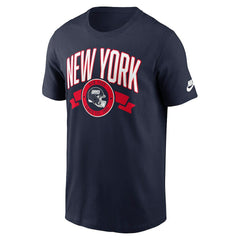 New York Giants Rewind Front and Back Hit Essential T-Shirt Navy - Nike
