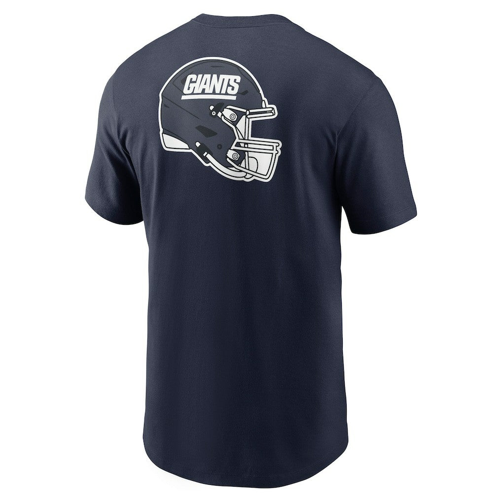New York Giants Rewind Front and Back Hit Essential T-Shirt Navy - Nike