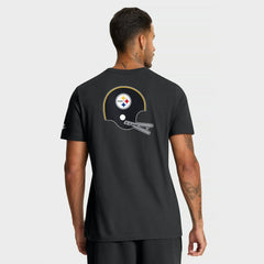 Pittsburgh Steelers Rewind Front and Back Hit Essential T-Shirt Black - Nike
