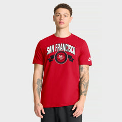 San Francisco 49ers Rewind Front and Back Hit Essential T-Shirt Scarlet - Nike