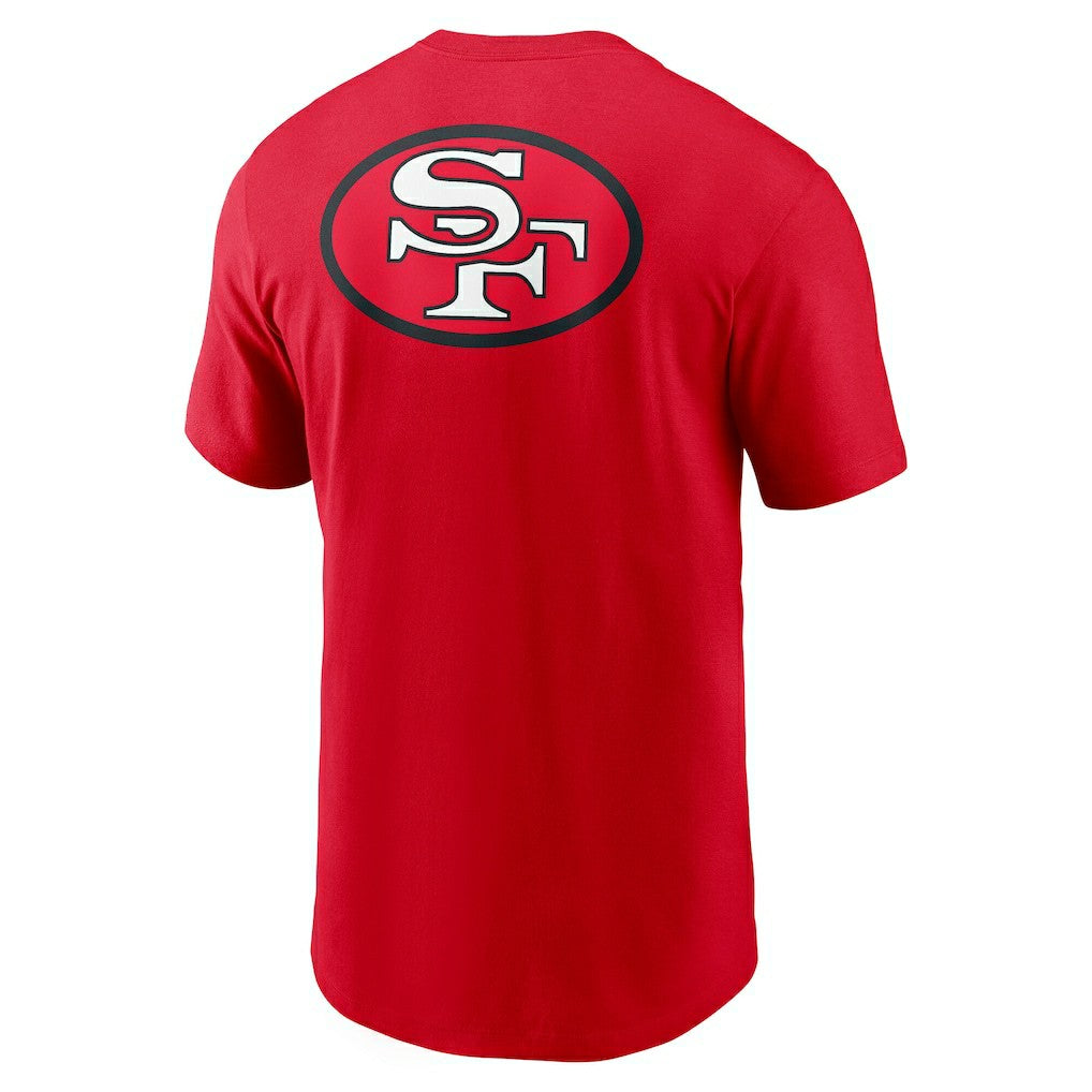 San Francisco 49ers Rewind Front and Back Hit Essential T-Shirt Scarlet - Nike