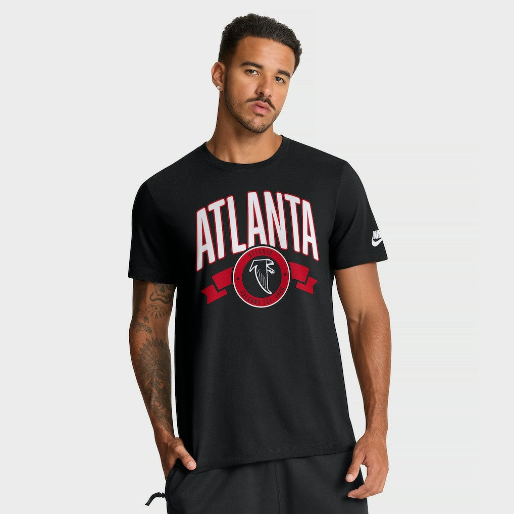 Atlanta Falcons Rewind Front and Back Hit Essential T-Shirt Black - Nike