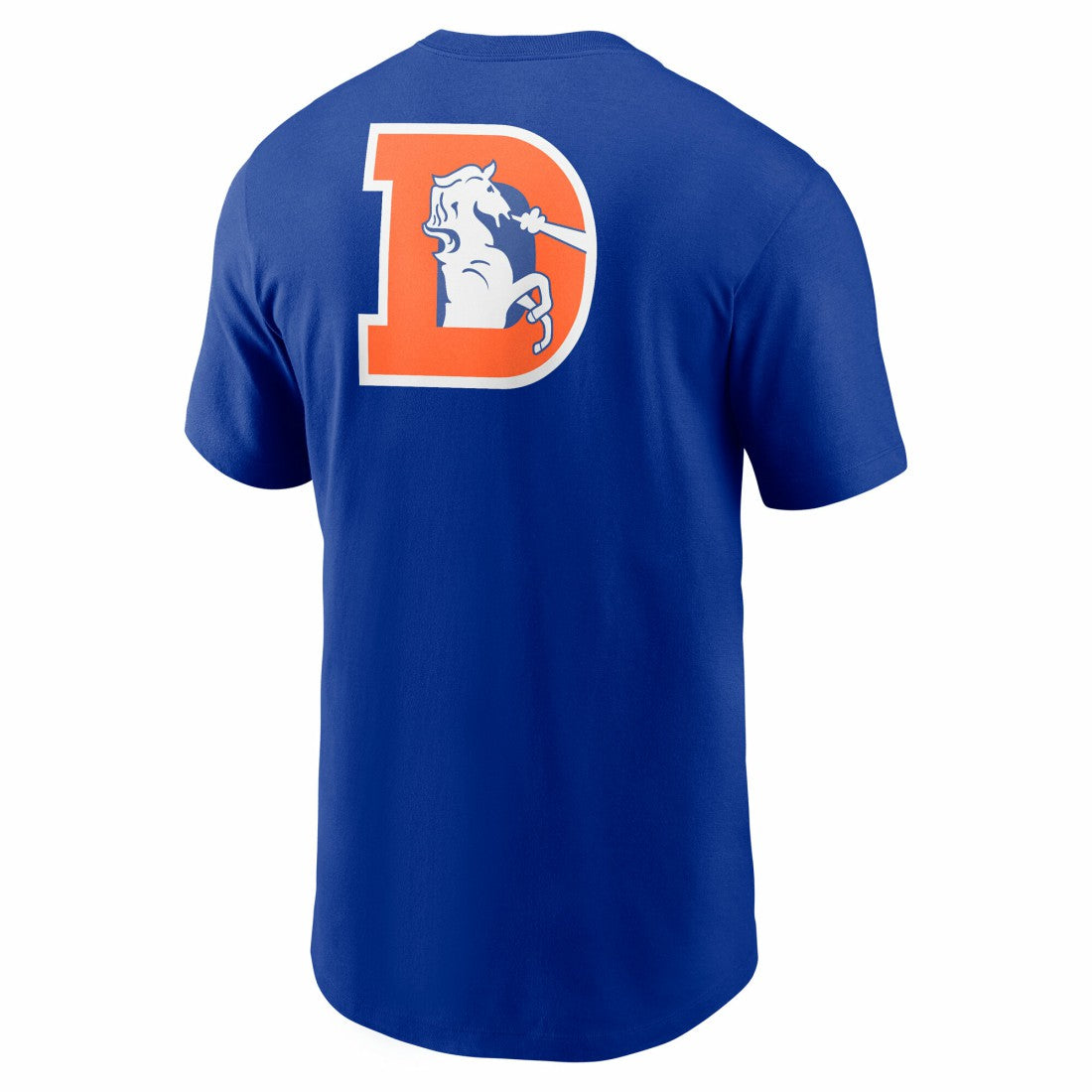 Denver Broncos Rewind Front and Back Hit Essential T-Shirt Royal - Nike