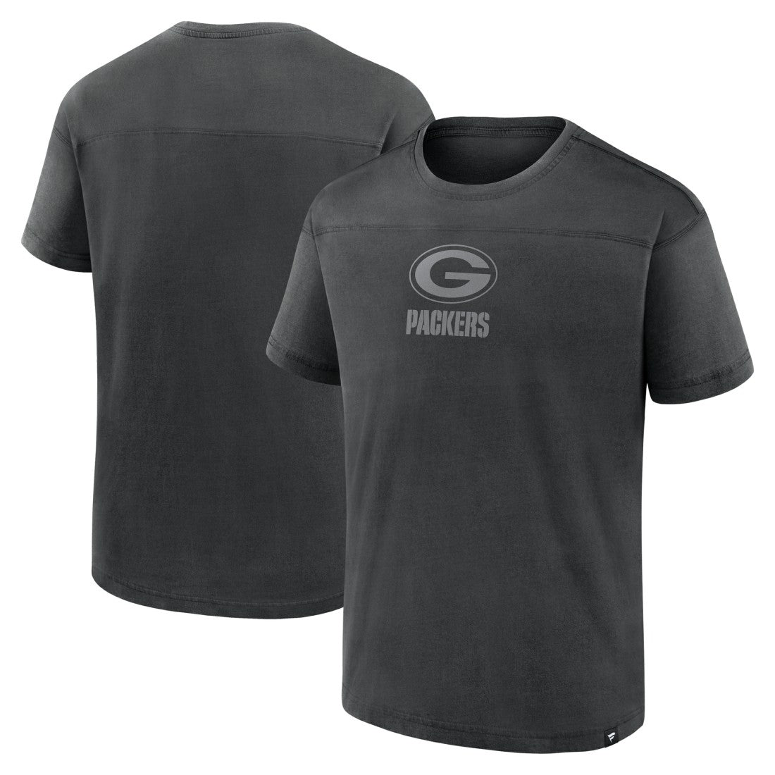 Green Bay Packers Mini Tonal T-Shirt Black - Fanatics