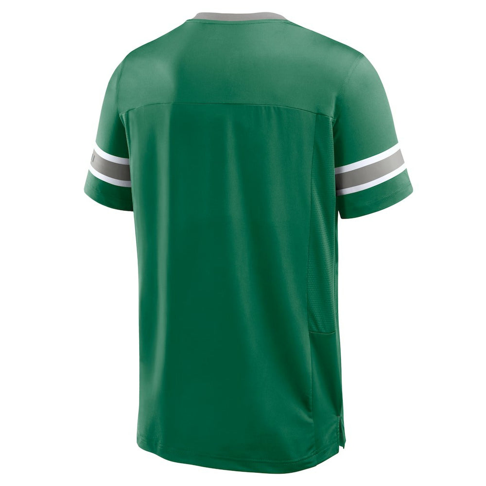Philadelphia Eagles Hometown Premium Hashmark V-Neck T-Shirt Kelly Green - Fanatics