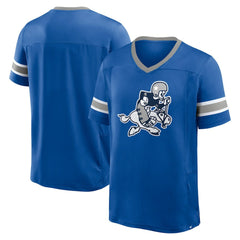 Dallas Cowboys Hometown Premium Hashmark V-Neck T-Shirt Royal - Fanatics