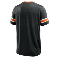 Cincinnati Bengals Hometown Premium Hashmark V-Neck T-Shirt Black - Fanatics