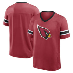 Arizona Cardinals Hometown Premium Hashmark V-Neck T-Shirt Cardinal - Fanatics