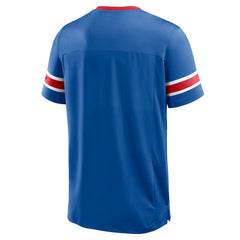 Buffalo Bills Hometown Premium Hashmark V-Neck T-Shirt Royal - Fanatics