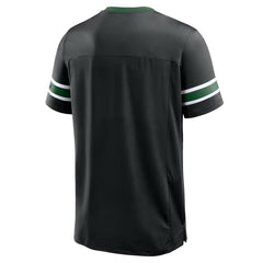 New York Jets Redzone Hashmark V-Neck T-Shirt Black - Fanatics