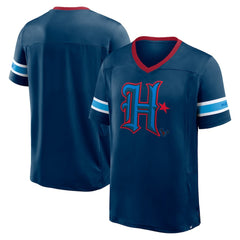 Houston Texans Redzone Hashmark V-Neck T-Shirt Navy - Fanatics