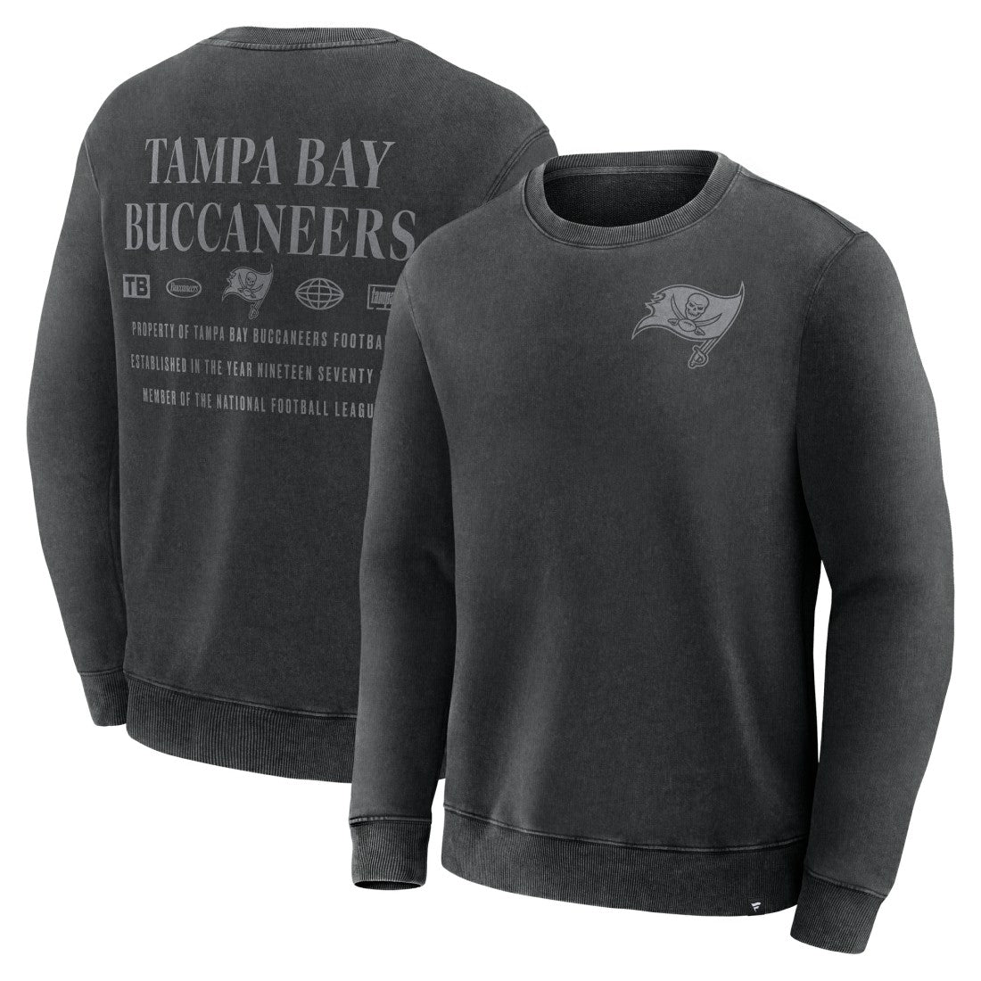 Tampa Bay Buccaneers Deep Route Pullover Sweatshirt Black - Fanatics