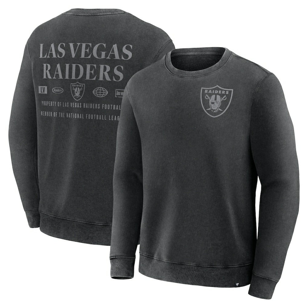 Las Vegas Raiders Deep Route Pullover Sweatshirt Black - Fanatics