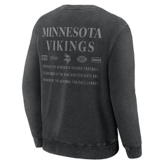 Minnesota Vikings Deep Route Pullover Sweatshirt Black - Fanatics