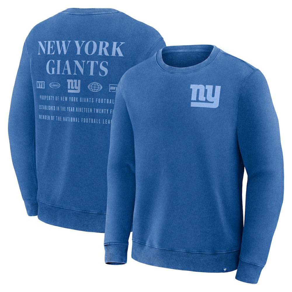New York Giants Deep Route Pullover Sweatshirt Royal - Fanatics