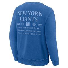 New York Giants Deep Route Pullover Sweatshirt Royal - Fanatics