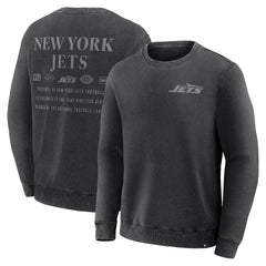 New York Jets Deep Route Pullover Sweatshirt Black - Fanatics