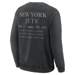 New York Jets Deep Route Pullover Sweatshirt Black - Fanatics