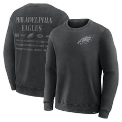Philadelphia Eagles Deep Route Pullover Sweatshirt Black - Fanatics