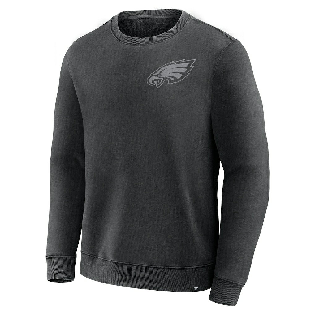 Philadelphia Eagles Deep Route Pullover Sweatshirt Black - Fanatics