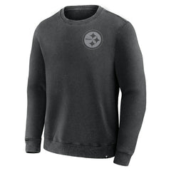 Pittsburgh Steelers Deep Route Pullover Sweatshirt Black - Fanatics