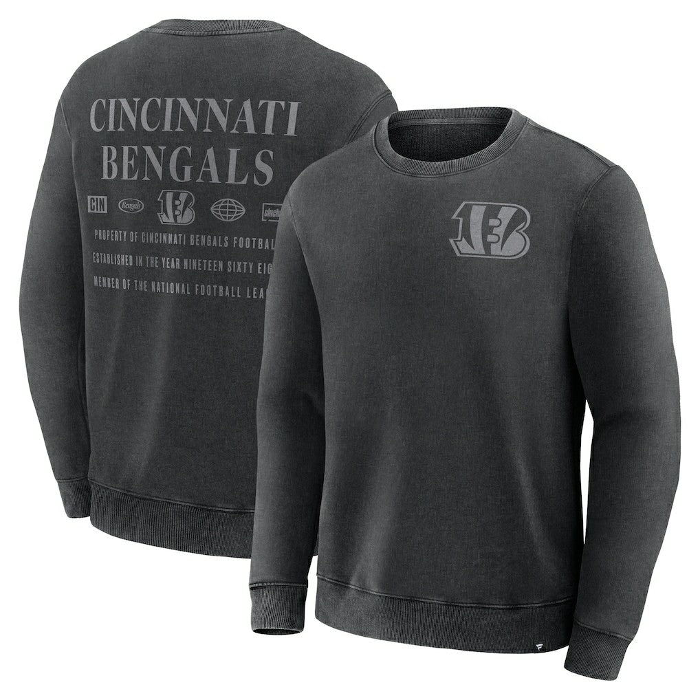 Cincinnati Bengals Deep Route Pullover Sweatshirt Black - Fanatics