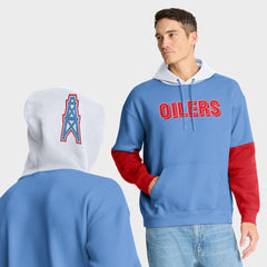 Tennessee Titans Helmet Retro Pullover Hoodie Light Blue - Fanatics