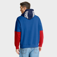 New York Giants Helmet Retro Pullover Hoodie Royal - Fanatics
