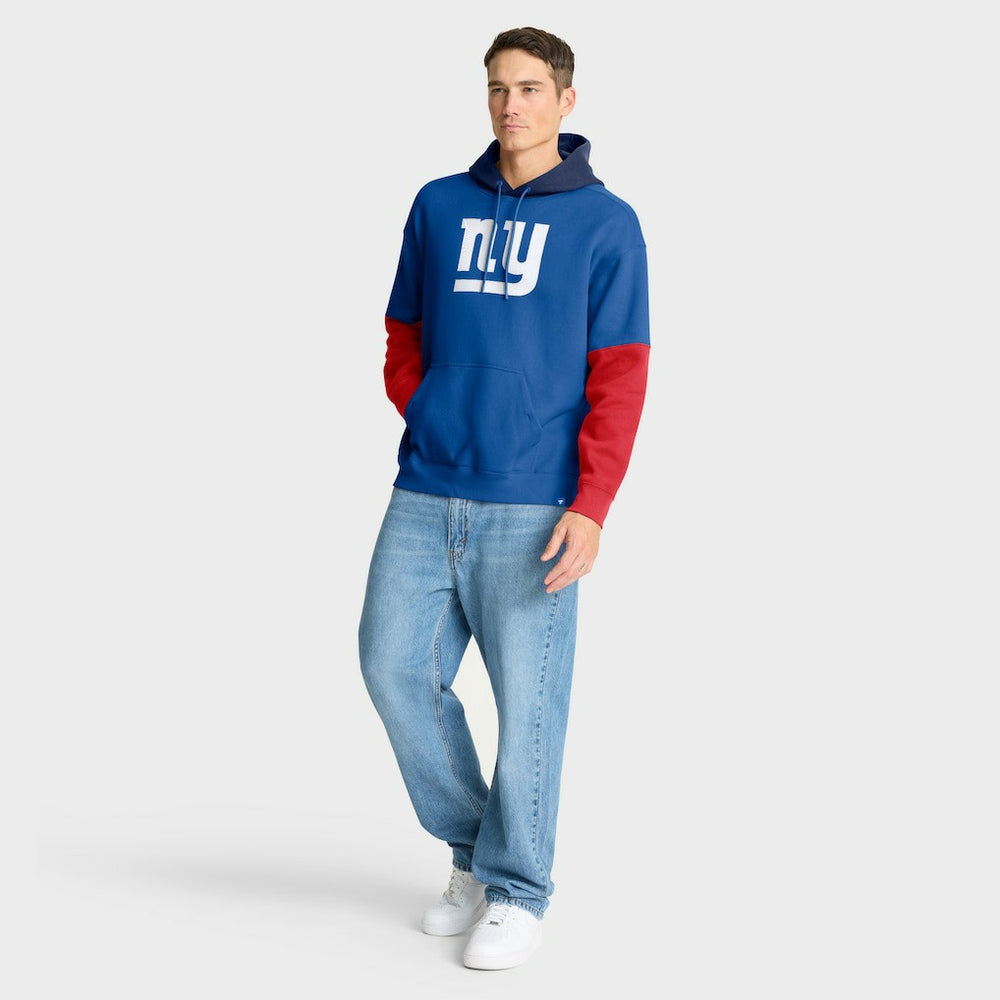 New York Giants Helmet Retro Pullover Hoodie Royal - Fanatics