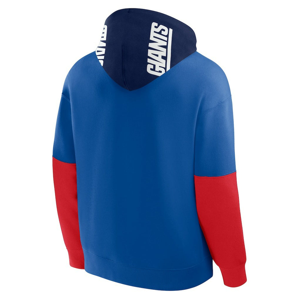 New York Giants Helmet Retro Pullover Hoodie Royal - Fanatics