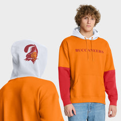 Tampa Bay Buccaneers Helmet Retro Pullover Hoodie Tan - Fanatics