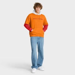 Tampa Bay Buccaneers Helmet Retro Pullover Hoodie Tan - Fanatics