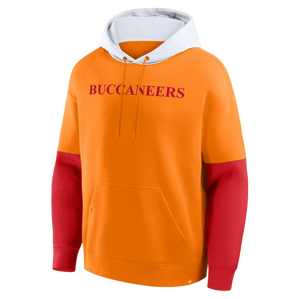 Tampa Bay Buccaneers Helmet Retro Pullover Hoodie Tan - Fanatics