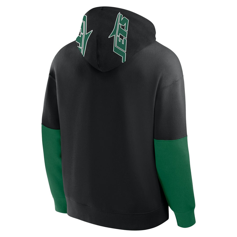 New York Jets Helmet Alt Pullover Hoodie Black - Fanatics