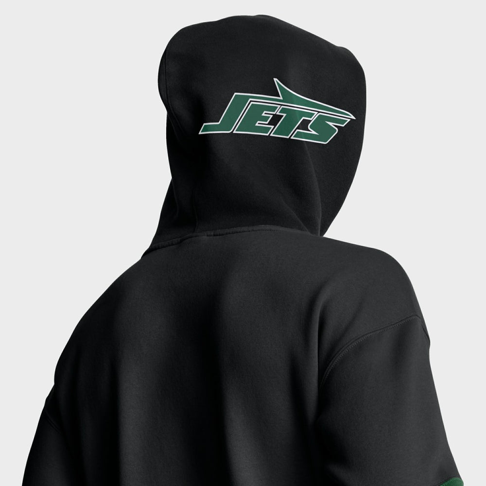 New York Jets Helmet Alt Pullover Hoodie Black - Fanatics