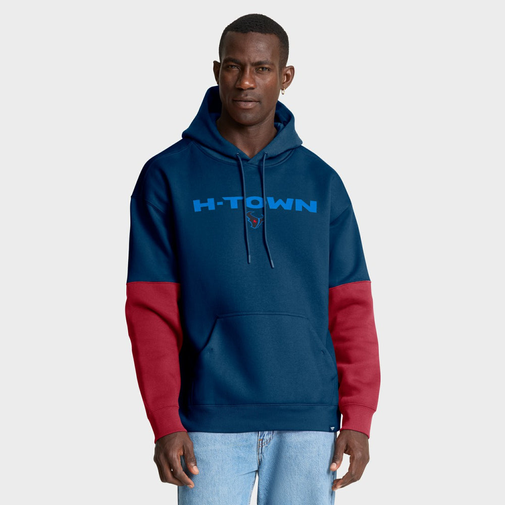 Houston Texans Helmet Alt Pullover Hoodie Navy - Fanatics