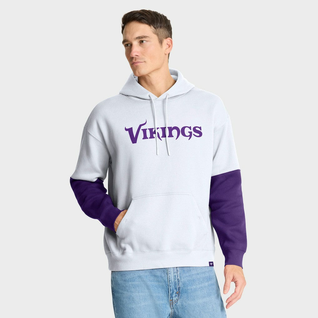 Minnesota Vikings Helmet Alt Pullover Hoodie White - Fanatics