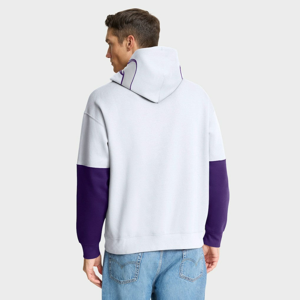 Minnesota Vikings Helmet Alt Pullover Hoodie White - Fanatics