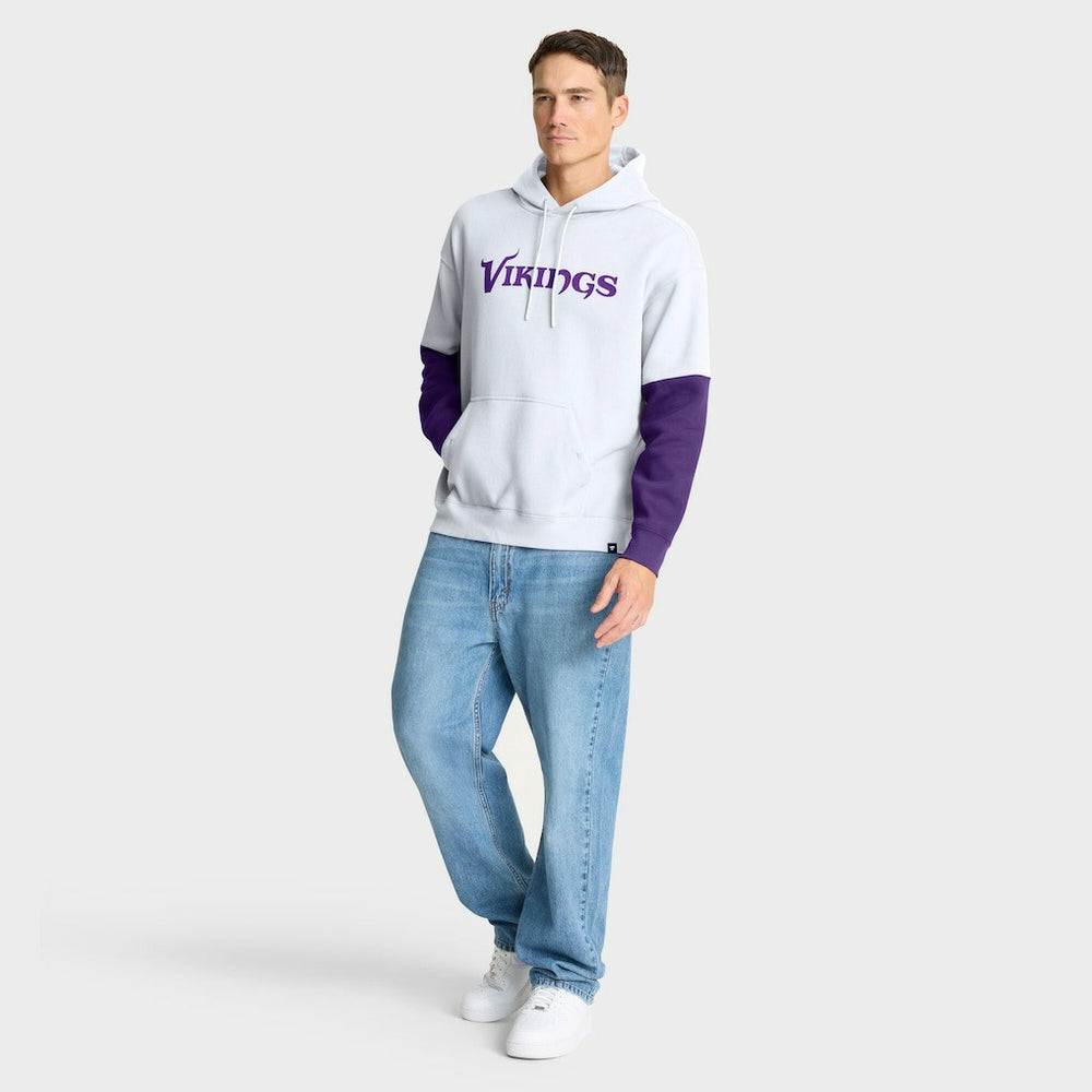 Minnesota Vikings Helmet Alt Pullover Hoodie White - Fanatics