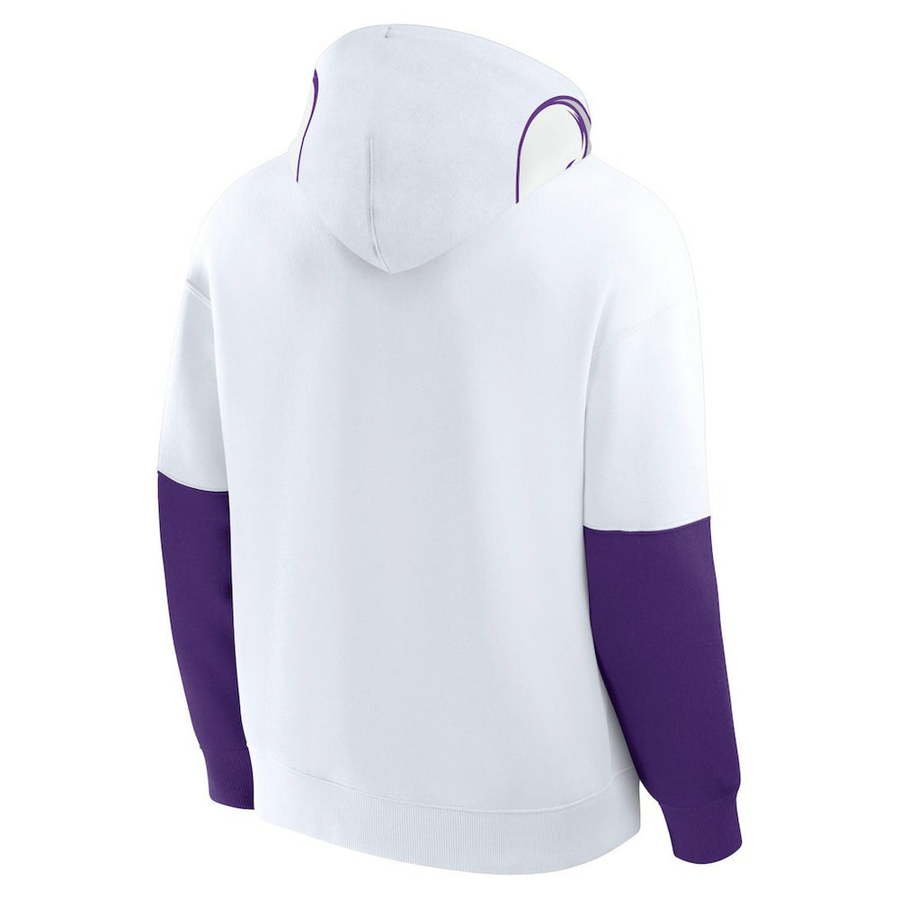 Minnesota Vikings Helmet Alt Pullover Hoodie White - Fanatics