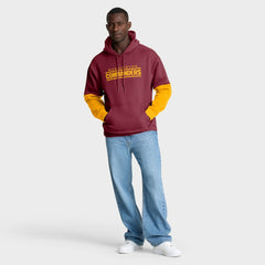 Washington Commanders Helmet Pullover Hoodie Burgundy - Fanatics