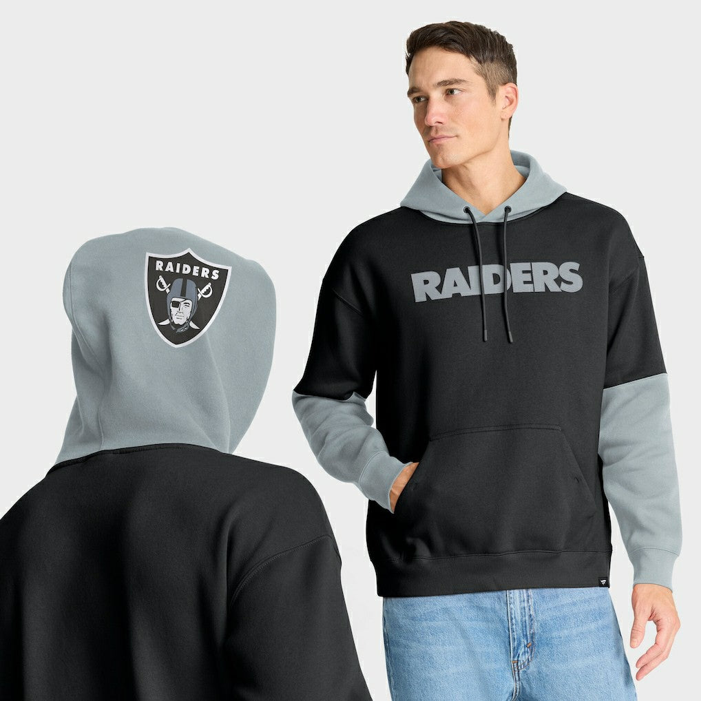 Las Vegas Raiders Helmet Pullover Hoodie Black - Fanatics