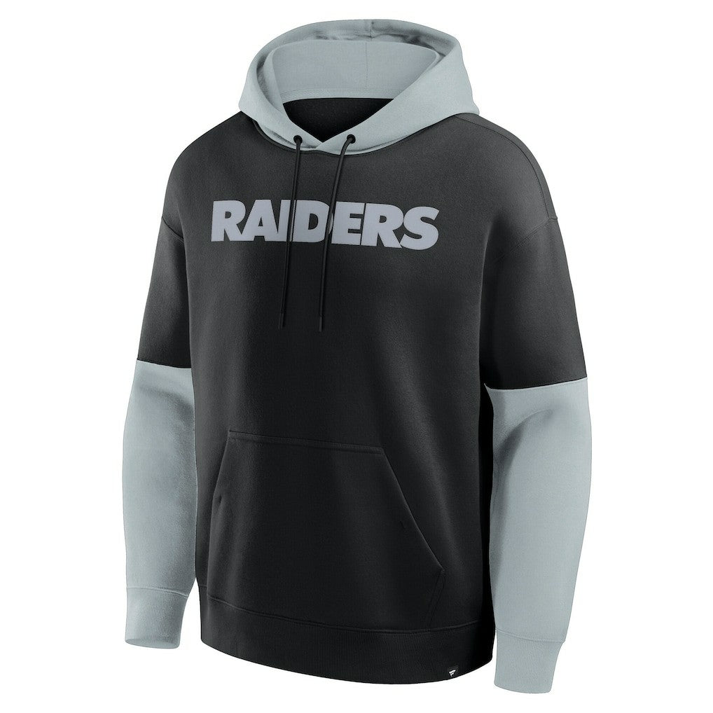 Las Vegas Raiders Helmet Pullover Hoodie Black - Fanatics