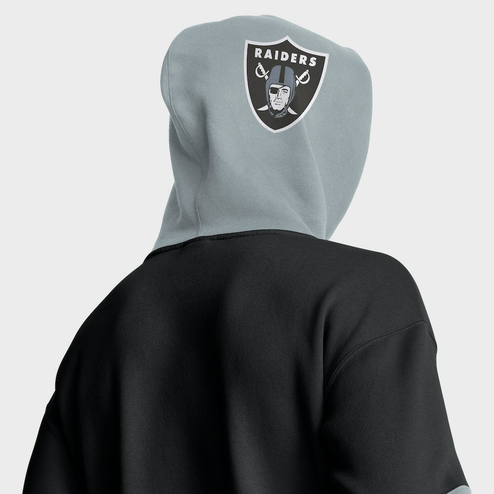 Las Vegas Raiders Helmet Pullover Hoodie Black - Fanatics